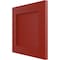Ekena Millwork 12"W x 12"H True Fit PVC Flat Panel Shutters Sample, Fire Red SAMPLE-TFPFPBR - alternate 2